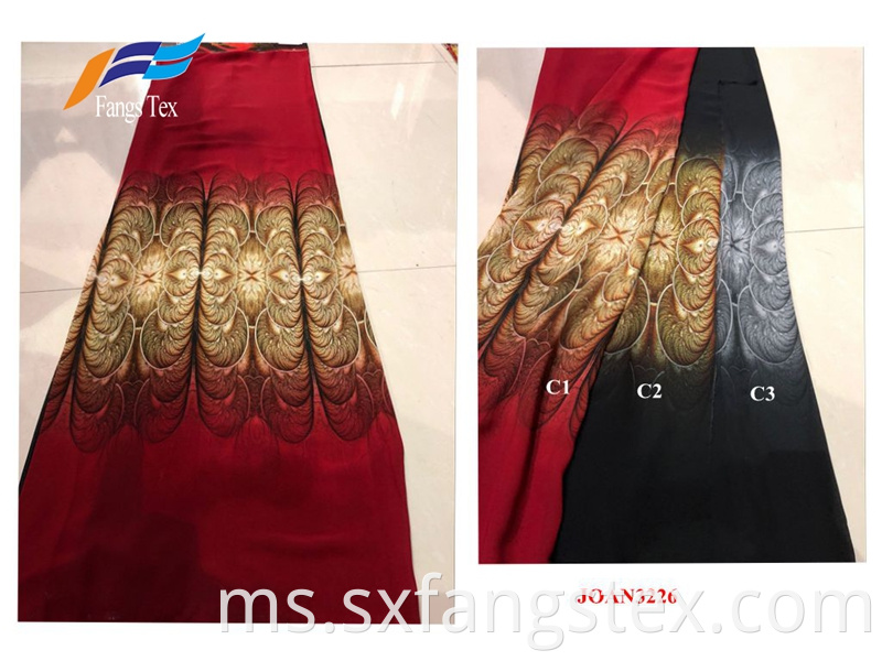 Custom Printed Abaya Fabric